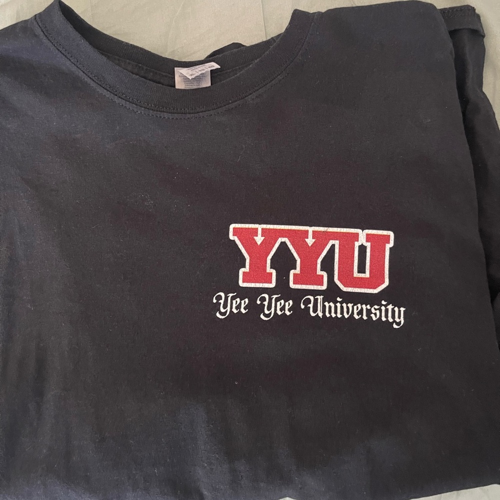 Kurtis Connor yee yee university shirt